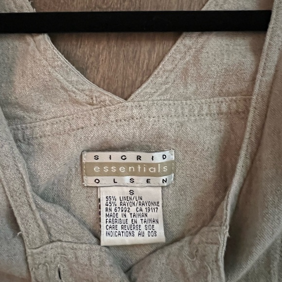 Sigrid Olsen linen blend sleeveless dress - Picture 4 of 5